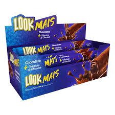 BISCOITO WAFER LOOK MAIS 20G CHOCOLATE