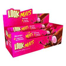 BISCOITO WAFER LOOK MAIS 20G MORANGO