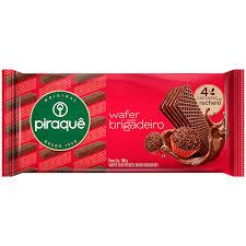 BISCOITO WAFER PIRAQUE BRIGADEIRO 100GR