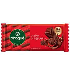 BISCOITO WAFER PIRAQUE BRIGADEIRO 100GR