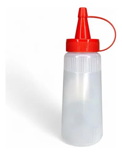 BISNAGA PLASTICO VERMELHO 200ML