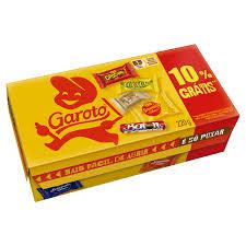 BOMBOM GAROTO SORTIDO CAIXA 10% GRATIS 220G