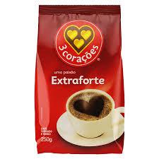 CAFÉ 3 CORAÇÕES EXTRA FORTE 250G