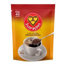 CAFE SOLUVEL 3 CORACOES TRADICIONAL REFIL 40G