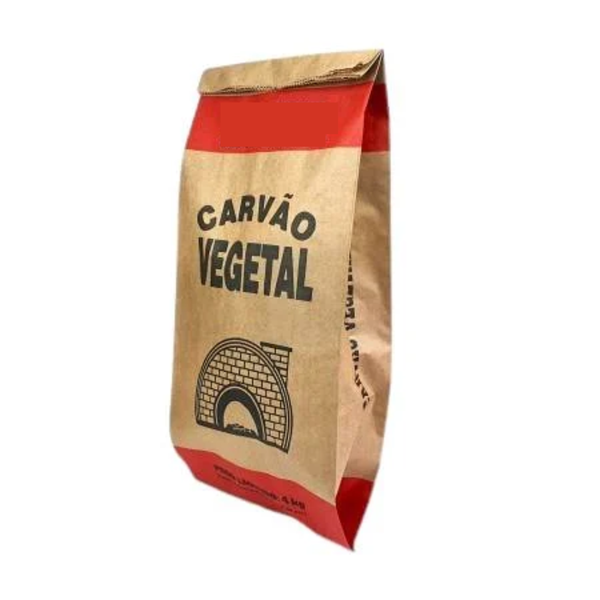CARVAO VEGETAL - 4KG CARVAO DE FLORESTA PLANTADA