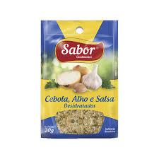CEBOLA, ALHO E SALSA SABOR 20GR