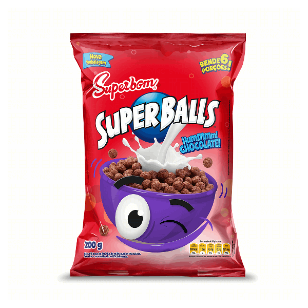 CEREAL SUPER BALLS CHOCO 200GR