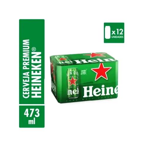 CERVEJA HEINEKEN LATAO 473ML C/12