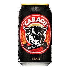 CERVEJA PRETA CARACU LATA 350ML