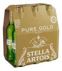 CERVEJA STELLA ARTOIS PURE GOLD 330ML C/6