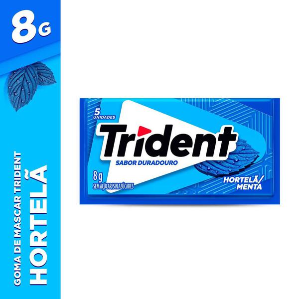 CHICLE TRIDENT HORTELA 8G