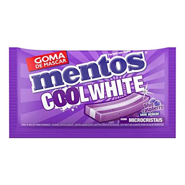 CHICLETE MENTOS COOL WHITE BLUE RASP DISPLAY