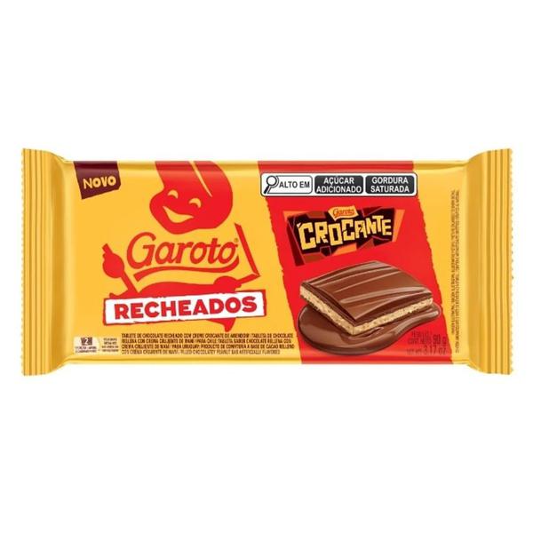 CHOCOLATE BARRA GAROTO CROCANTE RECH