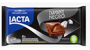 CHOCOLATE LACTA DIAMANTE NEGRO 80GR