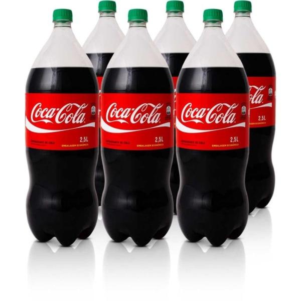 COCA COLA 2,5LTS C/6