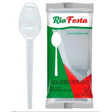 COLHER REF BRANCA 50UN RIO FESTA
