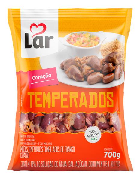 CORAÇÃO FRANGO LAR TEMPERADO 700GR