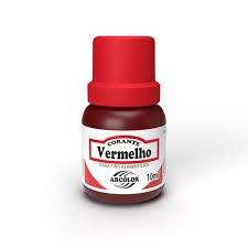 CORANTE LIQUIDO VERMELHO ENC 10 ML