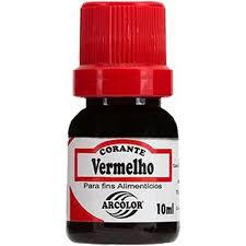 CORANTE LIQUIDO VERMELHO ENC 10 ML