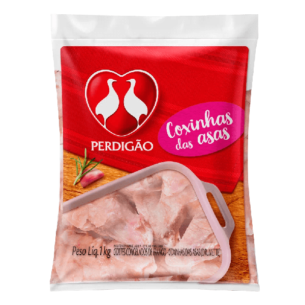 COXINHA ASA FRANGO PERDIGÃO 1KG