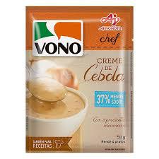 CREME CEBOLA VONO CHEF 58GR MENOS SÓDIO