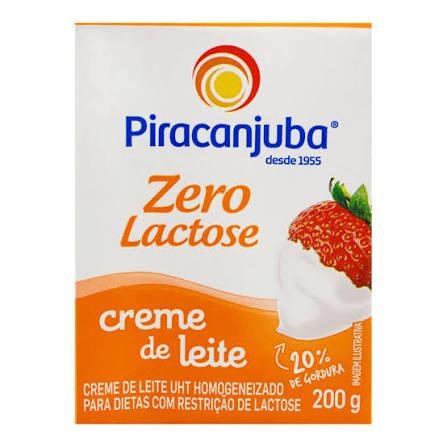 CREME DE LEITE PIRACAMJUBA 200GR ZERO LACTOSE