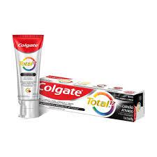 CREME DENTAL COLGATE 90GR TOTAL 12 CARVÃO ATIVADO