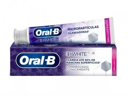CREME DENTAL ORAL B 70G 3D WHITE BRILLIANT FRESH