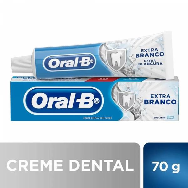 CREME DENTAL ORAL B 70G EXTRA BRANCO