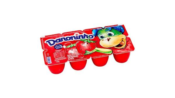 DANONINHO C/8 40GR MORANGO QJ PET