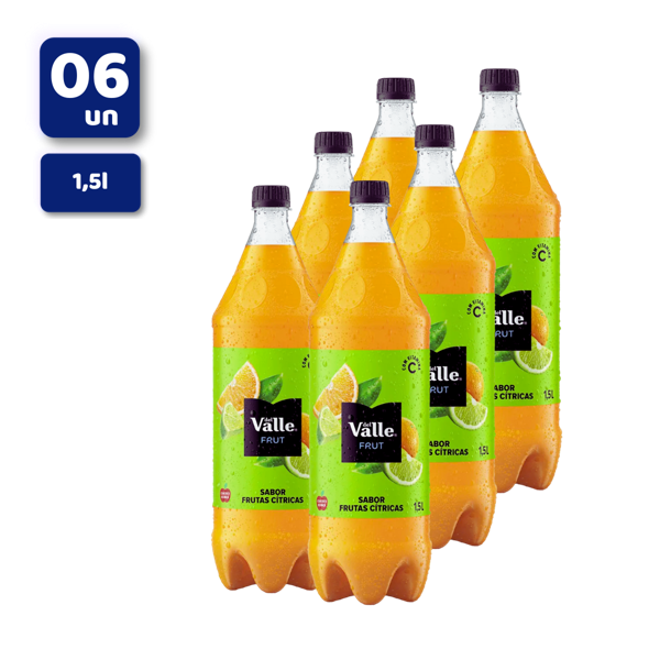DEL VALLE FRUTAS CITRICAS 1,5L C/6