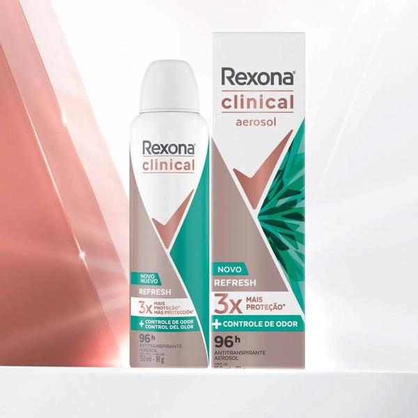 DESODORANTE AERO REXONA 91G CLINICAL REFRESH