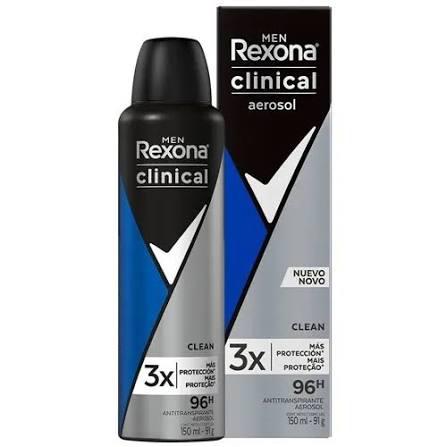 DESODORANTE AERO REXONA 91G MEN CLINIC CLEAN