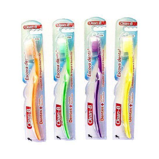 ESCOVA DE DENTE CLEAN-B MEDIA