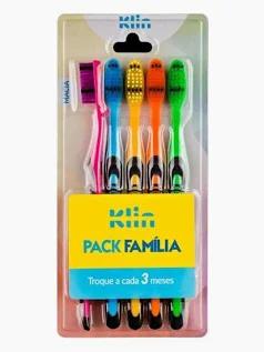ESCOVA DE DENTE KLIN PACK FAMILIA 5UND