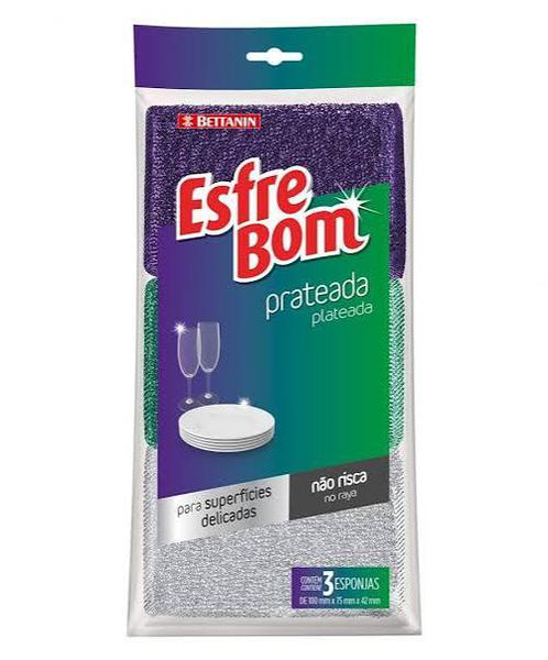 ESPONJA ESFREBOM PRATEADA