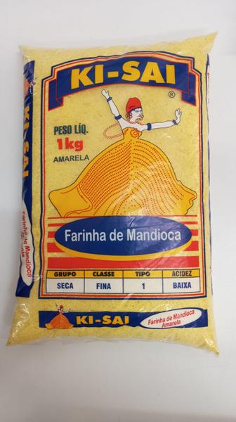FARINHA MANDIOCA 1KG KI-SAI AMARELA