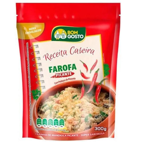 FAROFA BOM GOSTO MANDIOCA 300G PICANTE
