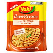 FAROFA PRONTA CASEIRÍSSIMA YOKI 200G BANANA