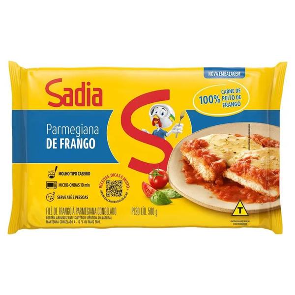 FILE DE FRANGO A PARMEGIANA SADIA 500GR