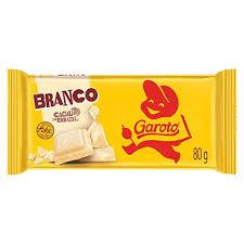 GAROTO TABLETE CHOC BRANCO 80GR