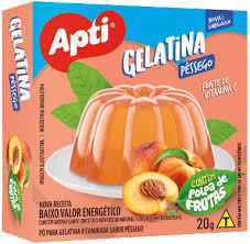GELATINA APTI 20G PESSEGO