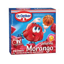 GELATINA DR.OETKER MORANGO 20GR