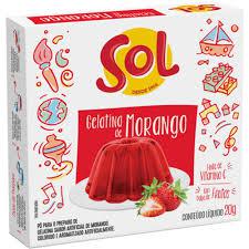GELATINA SOL MORANGO 20G