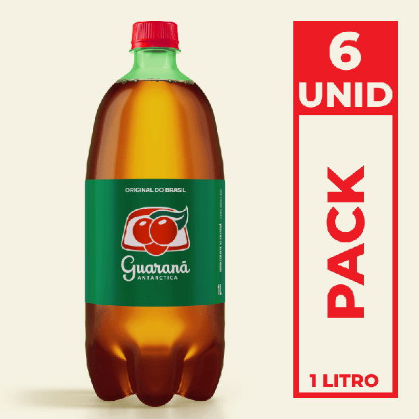 GUARANA ANTARCTICA PET 1LT C/6