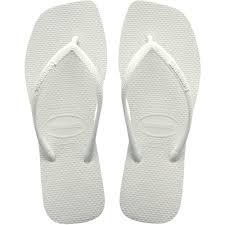 HAVAIANAS SLIM SQUARE BRANCO 35/36