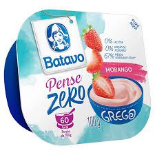 IOGURTE BATAVO GREGO MORANGO ZERO 100G