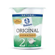 IOGURTE NATURAL FIRME DESNATADO BATAVO 160G