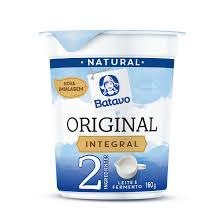 IOGURTE NATURAL FIRME INTEGRAL BATAVO 160G