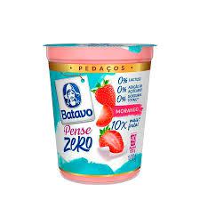 IOGURTE PEDAÇOS FRUTA PENSE ZERO MORANGO 100G